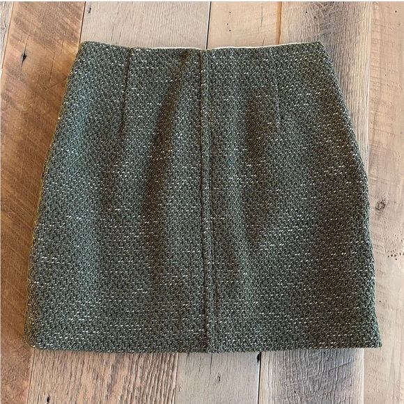 Sandro skirt. Size 1 (0 in US sizing). Beautiful green color! - Picture 5 of 6